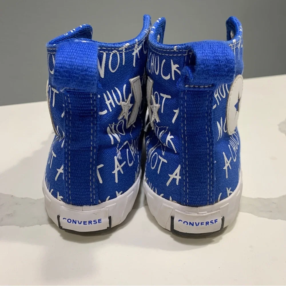 Converse Blue High-Tops with White Accents Size 3Y
